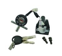 one by camamoto Kit serrature blocchetto chiavi avviamento (cod 77208221 e sotto sella compatibile yamaha bw's-mbk booster spirit-slider-stunt da 2000 a 2003, orig. Mbk/Yamaha 3VLH250100-5JHH20210000)