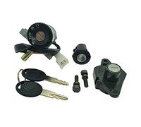 one by camamoto kit serrature completo blocchetto chiavi avviamento (cod 77208117 completo compatibile con aprilia sport city 125 / 200 / 250cc euro 3 anno 2004-2005-2006-2007-2008|rif. orig. AP8104726)