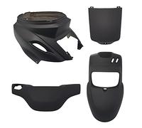 one by Camamoto kit set carene complete plastiche colore nero opaco - satianto compatibile con mbk booster - yamaha bw's original anno 2004-2006-2007-2008-2009-2010-2011-2012-2013-2014-2015-2016-2017