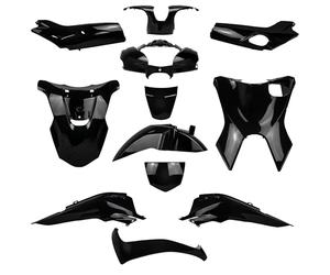 One by Camamoto Kit Set Carene Complete Plastiche per Honda sh 125-150cc Anno 2017-2018-2019 Colore Nero Lucido 12pz