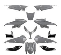 One By Camamoto Kit Set Carene Complete Plastiche Per Yamaha T-Max 500 Anno 2008-2009-2010-2011 In ABS 13Pz Colore Nardo Gray/Grigio Finanza