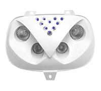 ONE BY CAMAMOTO MASCHERA FARO anteriore ALOGENA con LEDS di colore BIANCA compatibile con MBK BOOSTER SPIRIT/YAMAHA BWS anno dal 1994 al 2003