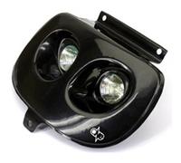 ONE BY CAMAMOTO MASCHERA FARO anteriore ALOGENA di colore NERA compatibile con MBK BOOSTER SPIRIT/YAMAHA BWS anno dal 1994 al 2003