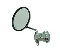 one by Camamoto specchietto retrovisore moto (specchietto, specchio retrovisore sinistro cromato, argento completo di morsetto compatibile con vespa vintage, bordon diametro 105 mm cod 77208984)