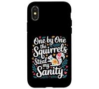 One By One The Squirrels Steal My Sanity Meme caotico |- Custodia per iPhone X/XS