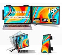 One Cable Plug & Play Estensore dello schermo del computer portatile | Secondo display USB C, funziona con MAC/Wins/Chrome Laptop Phone per viaggi, casa, ufficio (senza altoparlanti)