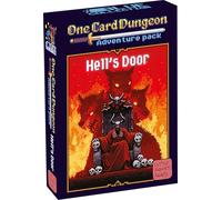 ONE CARD DUNGEON Adventure Pack: HELL'S DOOR, Espansione Gioco da Tavolo, in Italiano e Inglese, Little Rocket Games