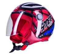 One casco jet bimbo Spider 2.0 - Azzurro XL