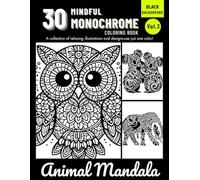 One Color Animal Coloring Book: Mindful and Relaxing Monochrome Illustrations of Pets and Wildlife for Adults & Teens