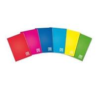 One Color PPL - Maxi Quaderno A4 - 0Q Quadretti 5mm con Margine - 10pz