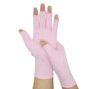 One Compress - Guanti in bambù per artrite, guanti a compressione originali per artrite, per donne e uomini, per alleviare il dolore alle mani e artrite, tunnel carpale (S, rosa)