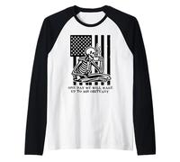 One Day We Will Wake Up to His Obituary Anti Fascism Resist Maglia con Maniche Raglan