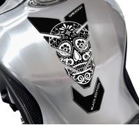 ONE DESIGN CGBE6P TANKPAD BLACK EDITION SKULL4 CUSCINETTO PER SERBATOIO TANK