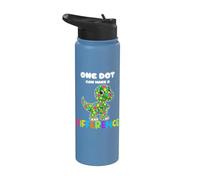 One Dot Can Make A Difference T-Rex Ragazze Ragazzi Insegnanti Stainless Steel Insulated Water Bottle
