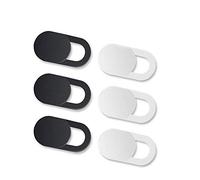 One Enjoy, copertura per webcam, copertura per webcam, per laptop, 0,027 pollici, ultra sottile, per Echo Spot, smartphone, tablet, MacBook, con forte aderenza (confezione da 6)