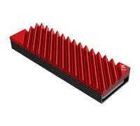 One enjoy SSD M.2 2280 Dissipatore di Calore in Alluminio con Cuscinetto Termico in Silicone per PC/PS5 (Red)