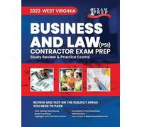 One Exam Prep 2023 West Virginia Business and Law Contractor Exam Pr (Tascabile)
