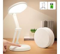 One Fire Lampada da scrivania per bambini, 10 luci, lampada da tavolo a LED, senza fili, 3600 mAh, lampada da tavolo a LED, senza cavo, lampada da lettura a LED per bambini, lampada da comodino senza