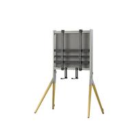 One For All Supporto TV Universale Falcon - Dimensione schermo 32-70" - TV LCD/LED/Plasma/OLED/QLED - VESA 400x400 - Design elegante - WM7482, oak, silver grey