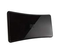 One For All SV9420 Antenna da Interni Amplificata, Pronta per il DTT nel Raggio di 15 km, Antena Digitale Full HD, Antena Interna HDTV, UHF/VHF, Nero