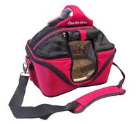 One for Pets Deluxe Cozy Dog Cat Carrier, Nylon, Rosso, S