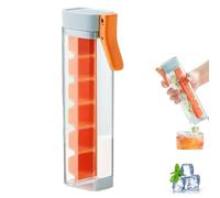 One Glass Ice Maker, Press Ice Tray Mold, Pop Out Cubes Without, Space-Saving Design and Easy Maintenance, Producing 6 Square Ice Cubes per vassoio, Ice Cube Cup for Maker Ice Drink