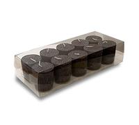 ONE GOODLIFE - Set di candele profumate; idea regalo; 10 candele di cera in stearina, colorate, candele aromatiche per le festività natalizie o per aromaterapia (aroma Opium)