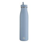 One Green Bottle - Borraccia in acciaio inox, con isolamento isotermico a tripla parete, 800 ml, tappo sportivo a tenuta stagna, per bevande calde e fredde, colore: blu oceano BOTL