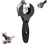 One-Hand Ratchet-Type Pipe Cutter, Hand Copper Tubing Cutters Plumbing Tool, Ratchet - Type Pipes Cutters, for Plastic Hose, Exhaust PVC, PPR (1Pcs,0.31-1.14inch)