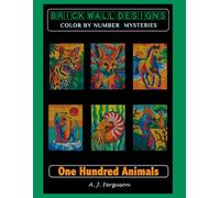 One Hundred Animals Color by Number Book - Premium paper edition