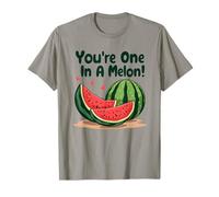 One in a Melon Carino Anguria Gioco di Parole Divertente Design Frutta Maglietta