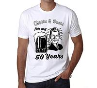 One in the City Uomo Maglietta - all Original Parts Aged to Perfection 1974 - 51 Anni Idea Regalo 51° Compleanno T-Shirt Anniversario Stampa Grafica Vintage Anno 1974 novità Bianco L