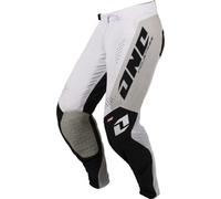 One Industries X-197 White Out Pantaloni da motocross, bianco, taglia 30 per maschi