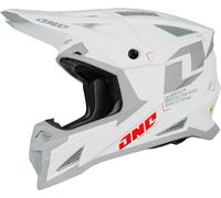 One Industries X-297 Focus Casco da motocross, bianco/grigio, Taglia S (55/56)