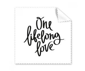 One l' amore preventivo occhiali panno di pulizia Gift Phone Screen Cleaner 5PCS