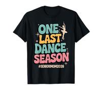 One Last Dance Season Senior Mom 2026 Groovy Dance Maglietta