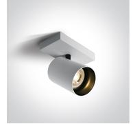 One Light Elatos lampada da soffitto 1x10 W bianco 65105N/W