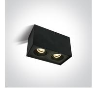 One Light Karlowasi lampada da soffitto 2x10 W nero 12205YA/B