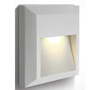 One Light Kesario lampada da parete per esterni 1x2 W bianco 67388B/W/W