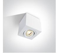 One Light Langadas lampada da soffitto 1x10 W bianco 12105AC/W