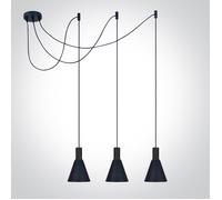 One Light Tala lampada sospesa 3x10 W nero 63122B/B