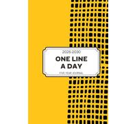 One Line a Day Five Year Journal 2026-2030: 5 Year Memory Book See How Your Life Changes Year After Year on The Same Date