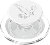 One Line Art Aquila disegnata con una linea PopSockets PopGrip per MagSafe