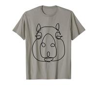 One Line Capybara Maglietta