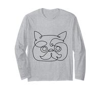 One Line Exotic Shorthair Maglia a Manica