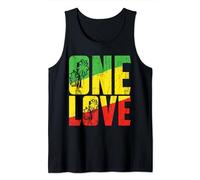 One Love Jamaica Abbigliamento Rasta Reggae Musica Caraibi Orgoglio Canotta