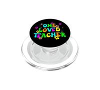 One Loved Teacher First Day Of School Back To School Citazione PopSockets PopGrip per MagSafe