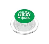 One Lucky Dada, regalo per San Patrizio, colore: verde e scuro PopSockets PopGrip per MagSafe