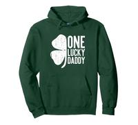 One Lucky Daddy - Camicia da Uomo, Stile Vintage, per San Patrizio Felpa con Cappuccio