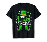 One Lucky Principal St. Patrick's Day Leprechaun Principal Maglietta